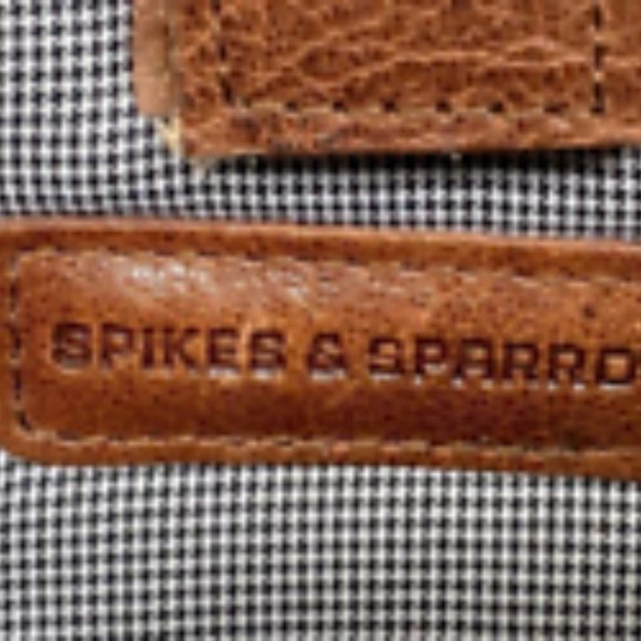 Spikes and Sparrows Women's Brown Leather Shoulder Tote Bag w/ Removeable Strap - Picture 3 of 7